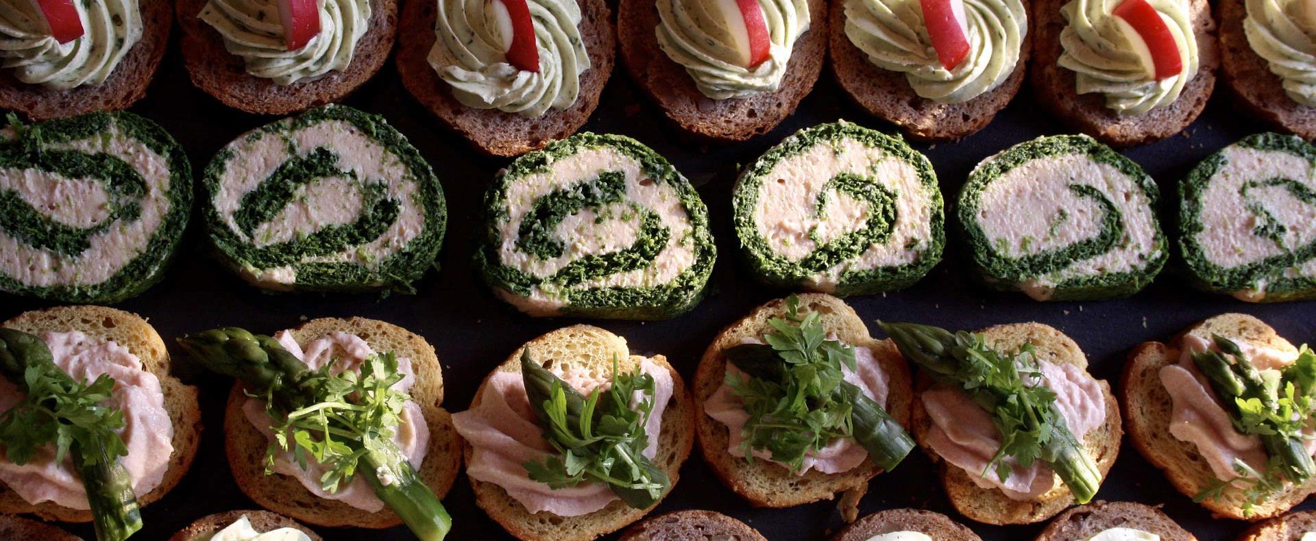 Catering / Partyservice - Canapés / Kanapees